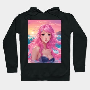 Chibi Cutie Adorable Anime Girl Hot Bikini Sea Sytle Hoodie